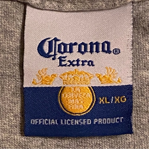 CORONA "EXTRA" MENS COOL TEE WHITE OR IVORY ALL SIZES T-1759 - Picture 3 of 6
